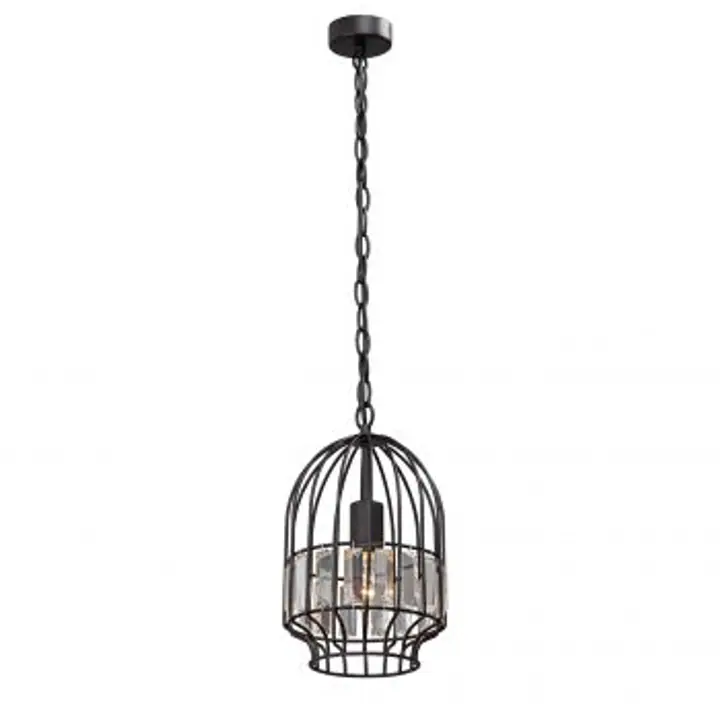 Lustra Mason 1xE27, 19x19x87 cm, negru