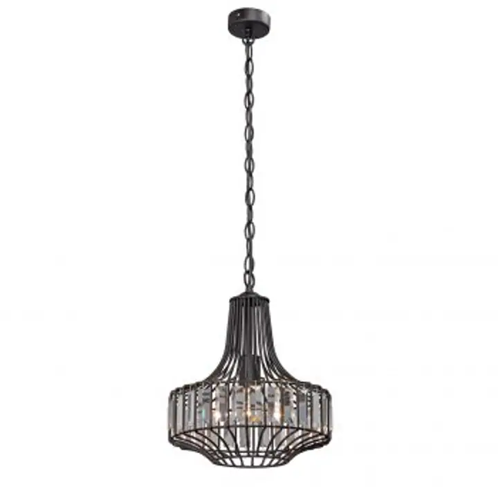 Lustra Mason 1xE27, 29x29x82 cm, negru