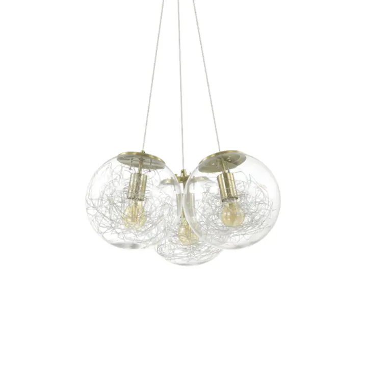 Lampa Suspendata MAPA SAT OTTONE E27 max 3 x 60W