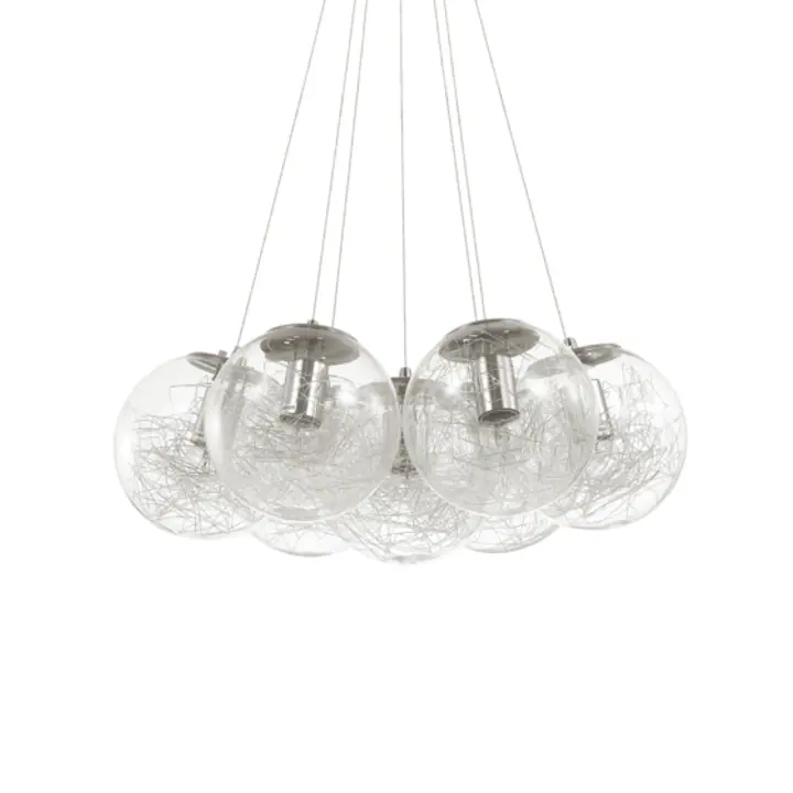 Lampa Suspendata MAPA SAT OTTONE E27 max 7 x 60W