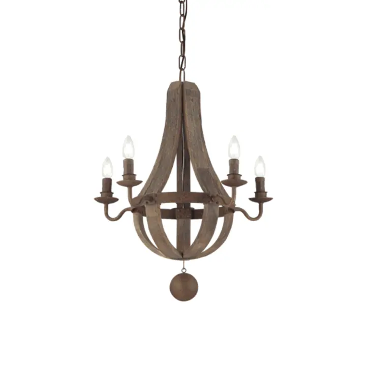 Lampa Suspendata MILLENNIUM RUGGINE E14 max 5 x 40W