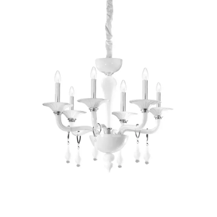 Lampa Suspendata MIRAMARE BIANCO E14 max 6 x 40W
