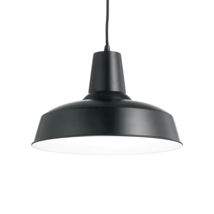 Lampa Suspendata MOBY NERO E27 max 1 x 60W