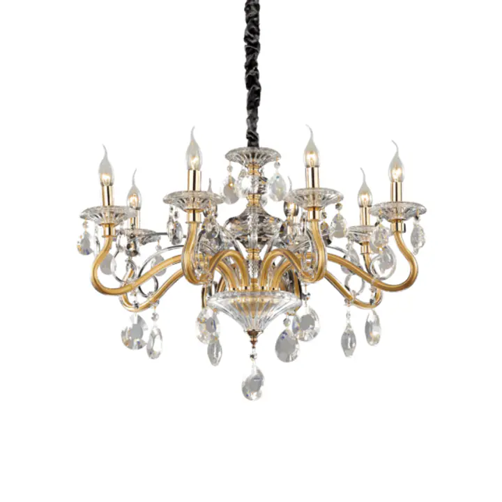 Lampa Suspendata NEGRESCO ORO E14 max 8 x 40W