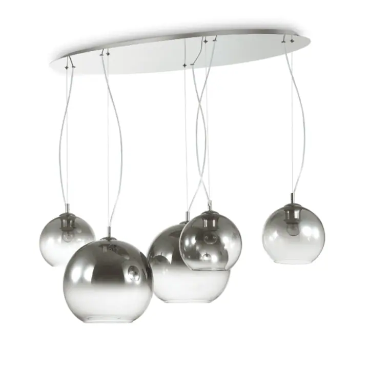Lampa Suspendata NEMO PLUS CROMO E27 max 5 x 60W