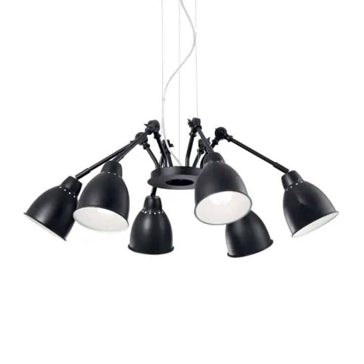 Lampa Suspendata NEWTON NERO E27 max 6 x 60W