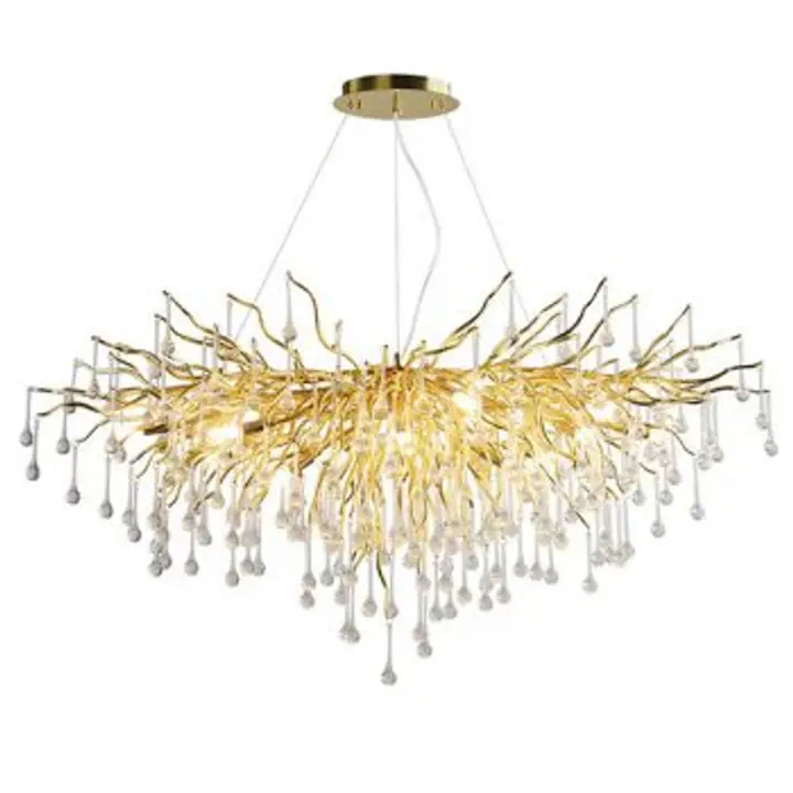 Candelabru auriu cu cristale Melissa 13XG9