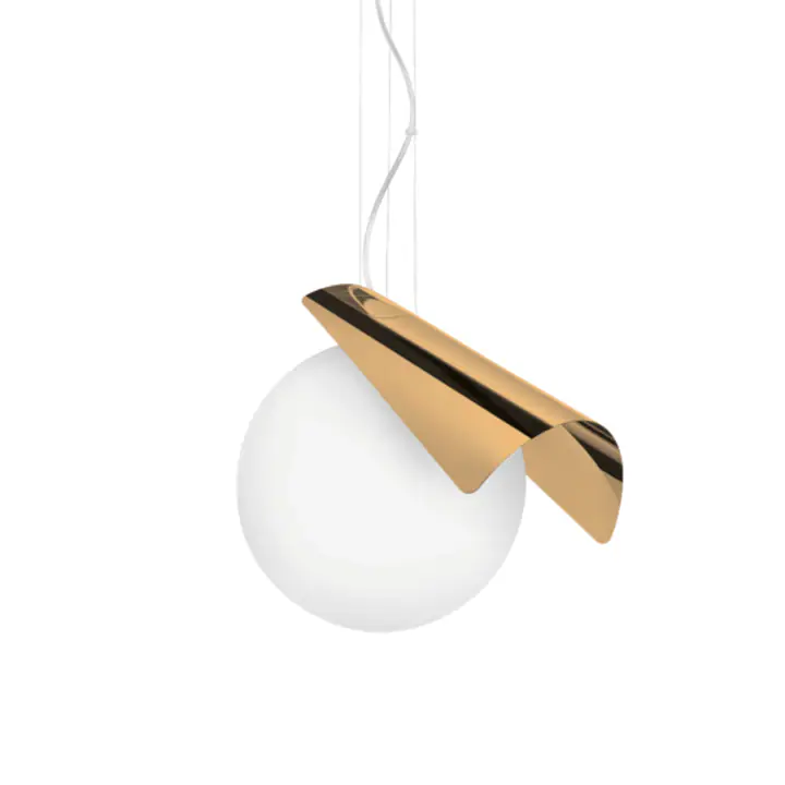 Lampa Suspendata PENOMBRA OTTONE E27 max 1 x 60W