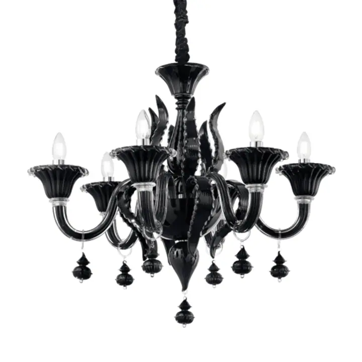 Lampa Suspendata RADETZKY NERO E14 max 6 x 40W
