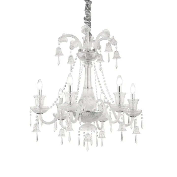 Lampa Suspendata REDENTORE CROMO E14 max 6 x 40W