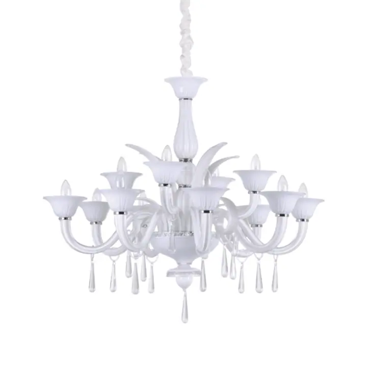Lampa Suspendata RENOIR BIANCO E14 max 12 x 40W