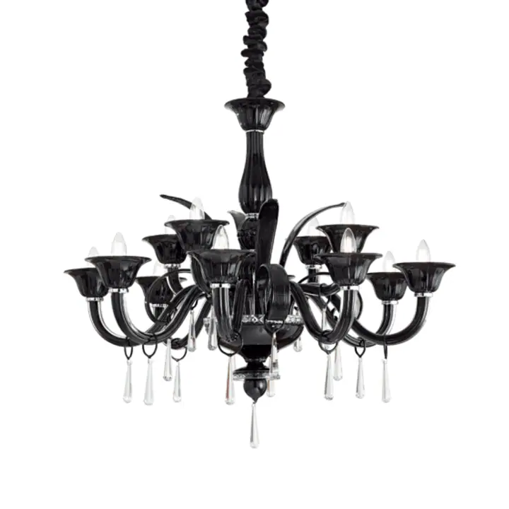 Lampa Suspendata RENOIR NERO E14 max 12 x 40W