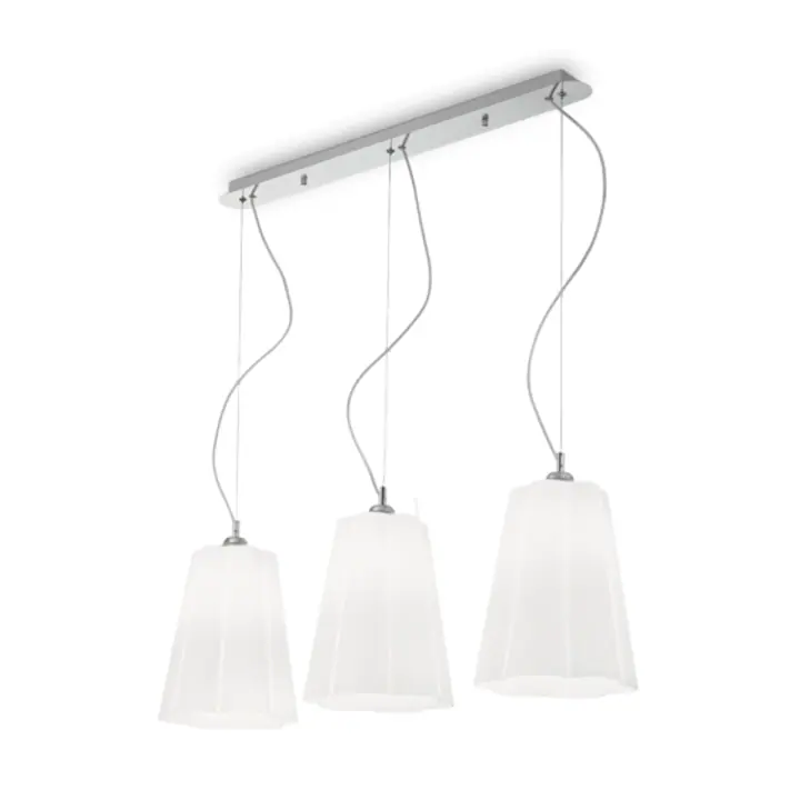 Lampa Suspendata SESTO CROMO E27 max 3 x 60W