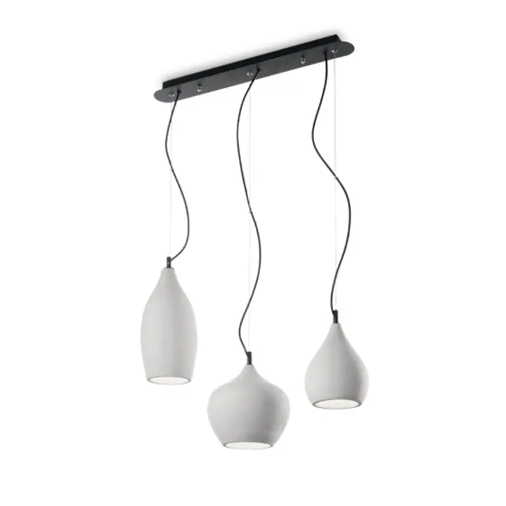 Lampa Suspendata SOFT NERO E14 max 3 x 40W