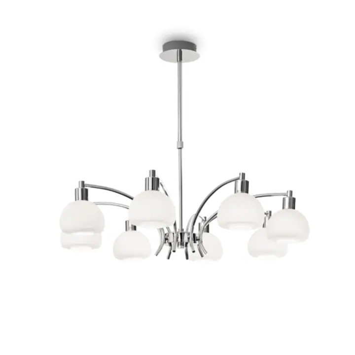 Lampa Suspendata TOKYO CROMO E14 max 8 x 40W