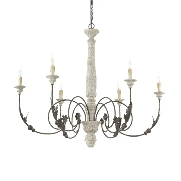 Lampa Suspendata VOLTERRA NERO E14 max 6 x 40W