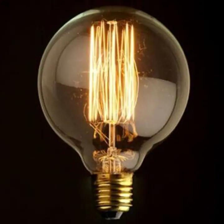 Bec cu filament decorativ G125 E27 40W incandescent G125.1