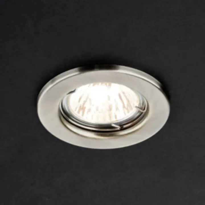 Spot LED rotund încastrat nichel periat SI50RG