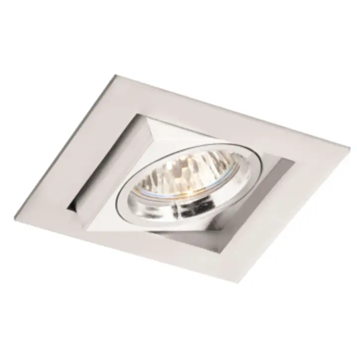 Spot LED pătrat încastrat alb mat SI50SW