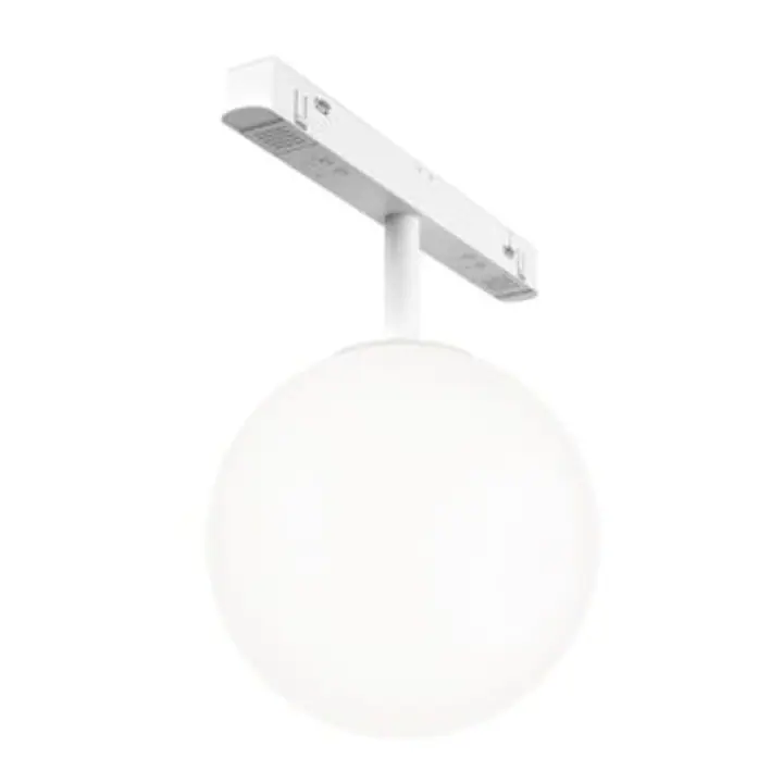 Pendant track luminaire TR038-4-5W3K-WW-DS-W-1