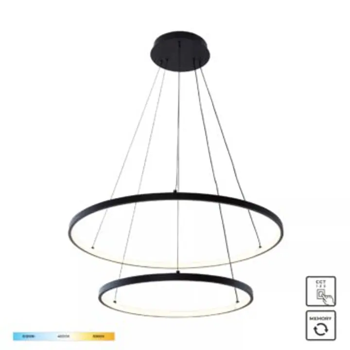 Lustra BRENO 18140BK-2