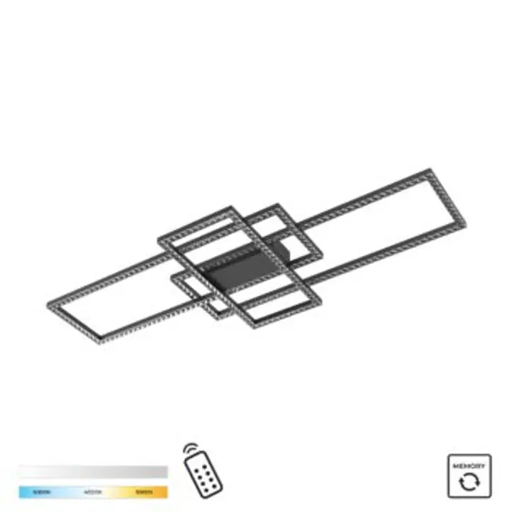 Plafoniera ERVI MX7907-3B-3BT