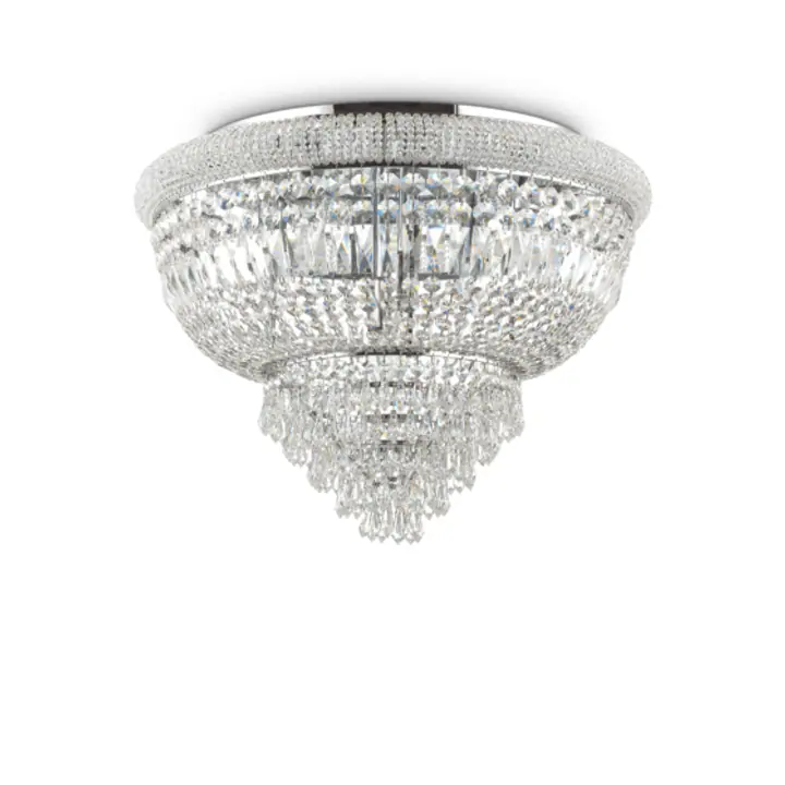 Plafoniera DUBAI CROMO E14 max 24 x 40W