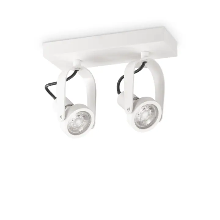 Plafoniera GLIM COMPACT BIANCO GU10 max 2 x 50W