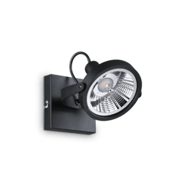 Plafoniera GLIM NERO GU10 max 1 x 50W