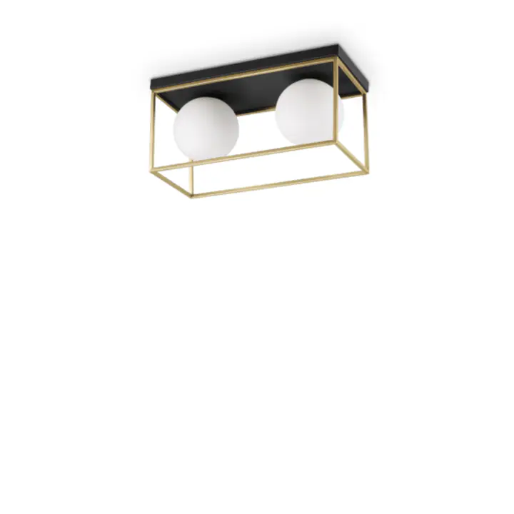 Plafoniera LINGOTTO NERO E14 max 2 x 40W
