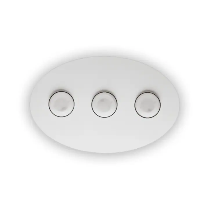 Plafoniera LOGOS BIANCO GX53 max 3 x 15W