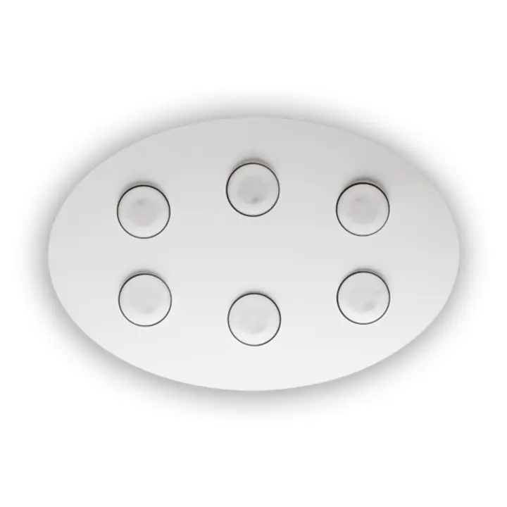 Plafoniera LOGOS BIANCO GX53 max 6 x 15W