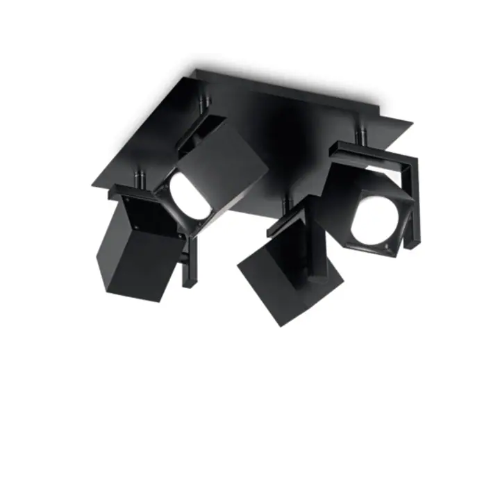 Plafoniera MOUSE NERO GU10 max 4 x 50W
