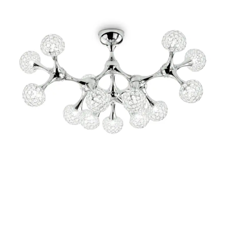 Plafoniera NODI CRYSTAL G9 max 15 x 40W