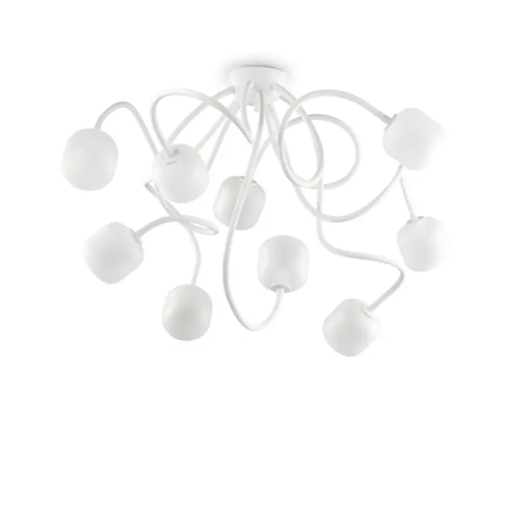 Plafoniera OCTOPUS BIANCO G9 max 9 x 28W
