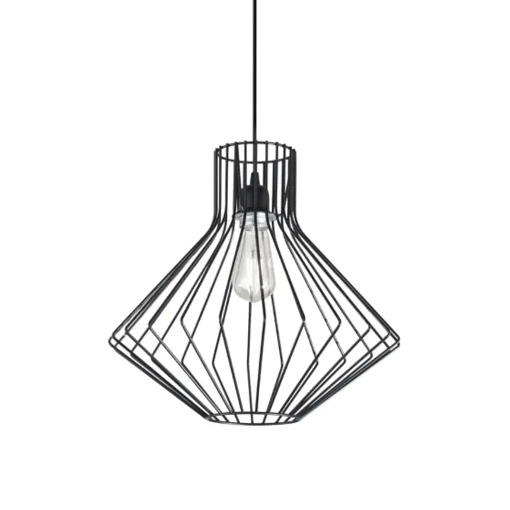 Lampa Suspendata AMPOLLA NERO E27 max 1 x 60W