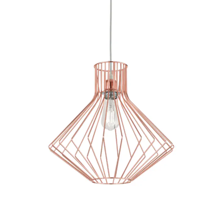 Lampa Suspendata AMPOLLA RAME E27 max 1 x 60W