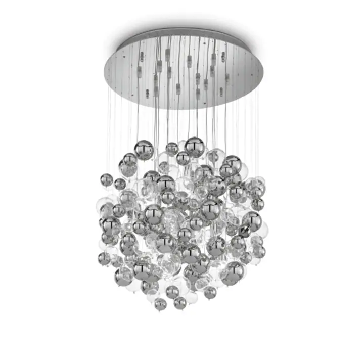 Lampa Suspendata BOLLICINE CROMO G9 max 14 x 40W