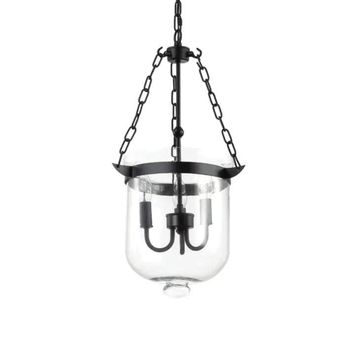 Lampa Suspendata ENTRY NERO E14 max 3 x 40W