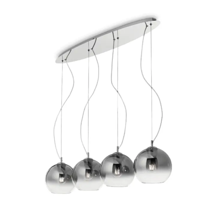 Lampa Suspendata NEMO PLUS CROMO E27 max 4 x 60W