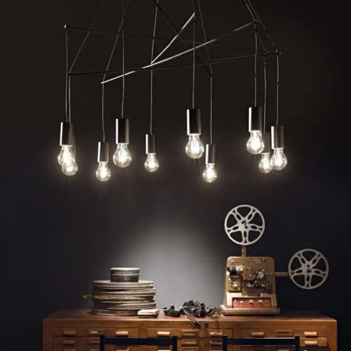 Lampa Suspendata POP NERO E27 max 10 x 60W
