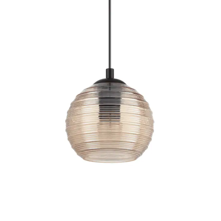 Lampa Suspendata RIGA NERO E27 max 1 x 60W