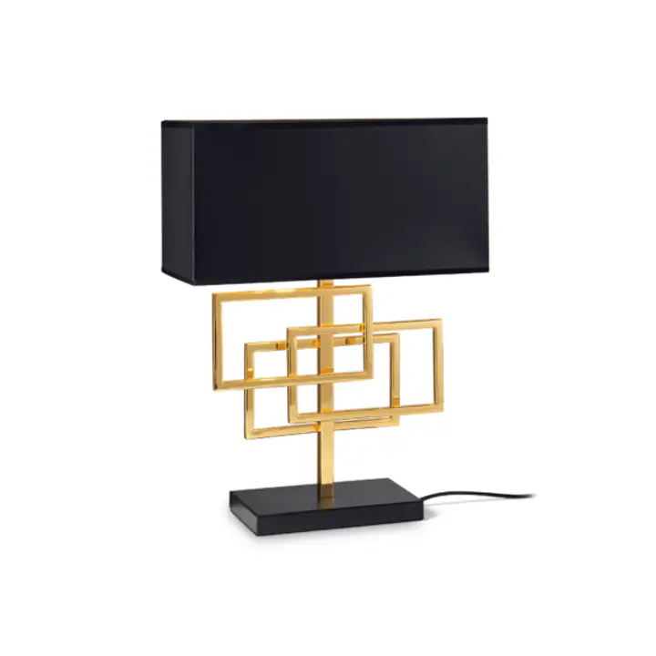 Veioza LUXURY NERO E27 max 1 x 60W