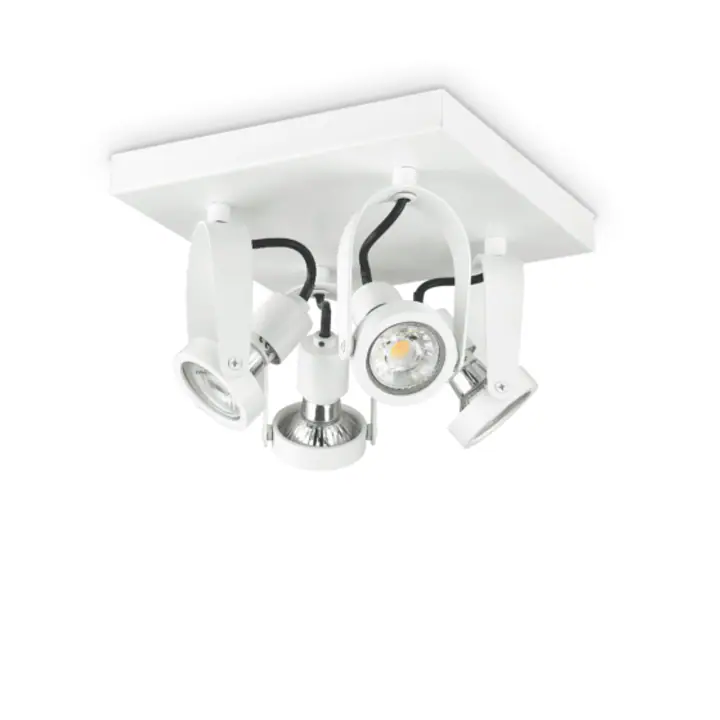 Plafoniera GLIM COMPACT BIANCO GU10 max 4 x 50W