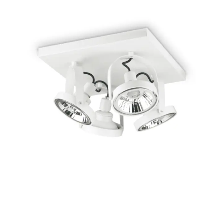 Plafoniera GLIM BIANCO GU10 max 4 x 50W