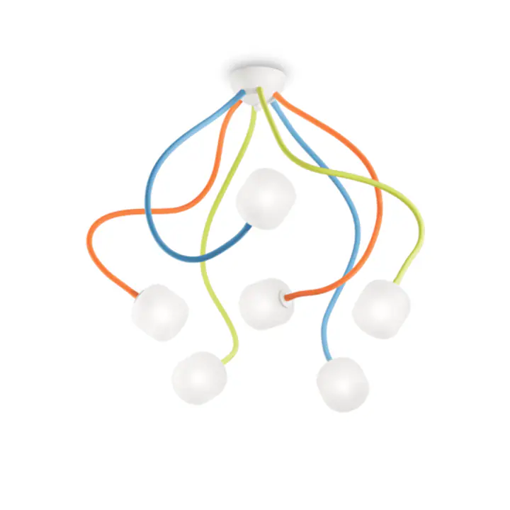 Plafoniera OCTOPUS BIANCO G9 max 6 x 28W