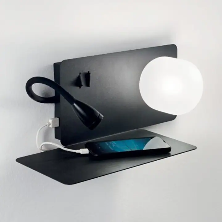 Aplica BOOK NERO G9/LED max 1+1 x 28/3W