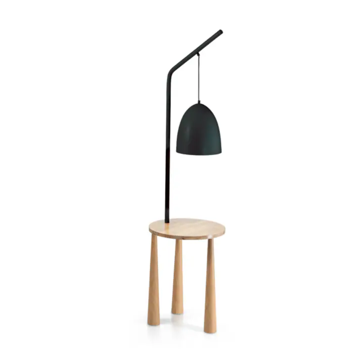 Lampadar PIANO LEGNO E27 max 1 x 60W