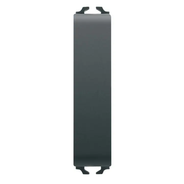 Intrerupator simplu Gewiss Chorus GW12021, incastrat, modular – 1/2, 16A, negru satinat