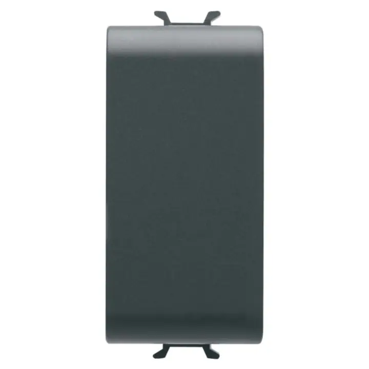 Tasta falsa Gewiss Chorus GW12195-1BL, 1 modul, negru satinat